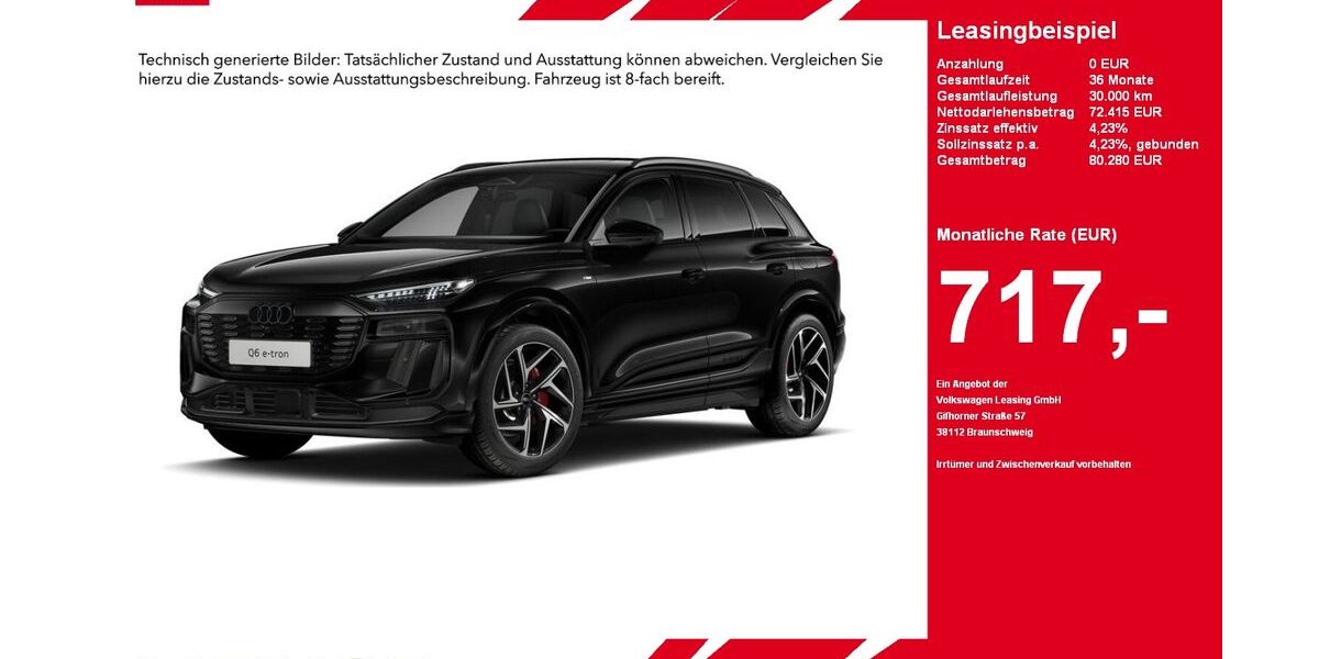 Audi Q6 e-tron 10.112 km 72.415 &euro; Gütersloh 33334