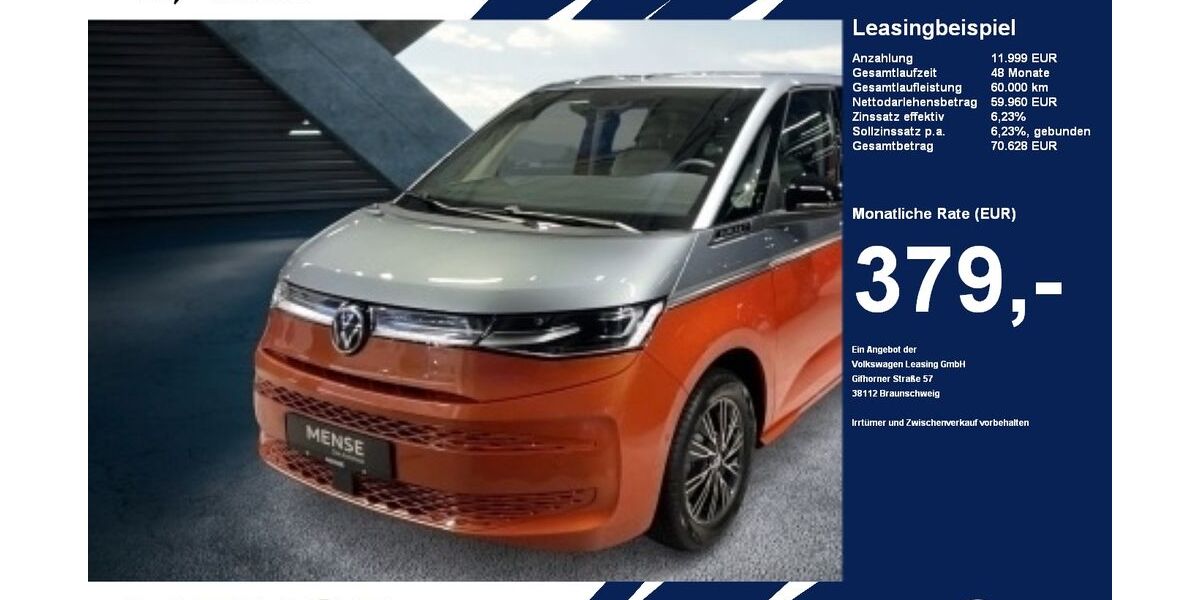 VW T7 Multivan 22.250 km 57.960 &euro; Gütersloh 33334