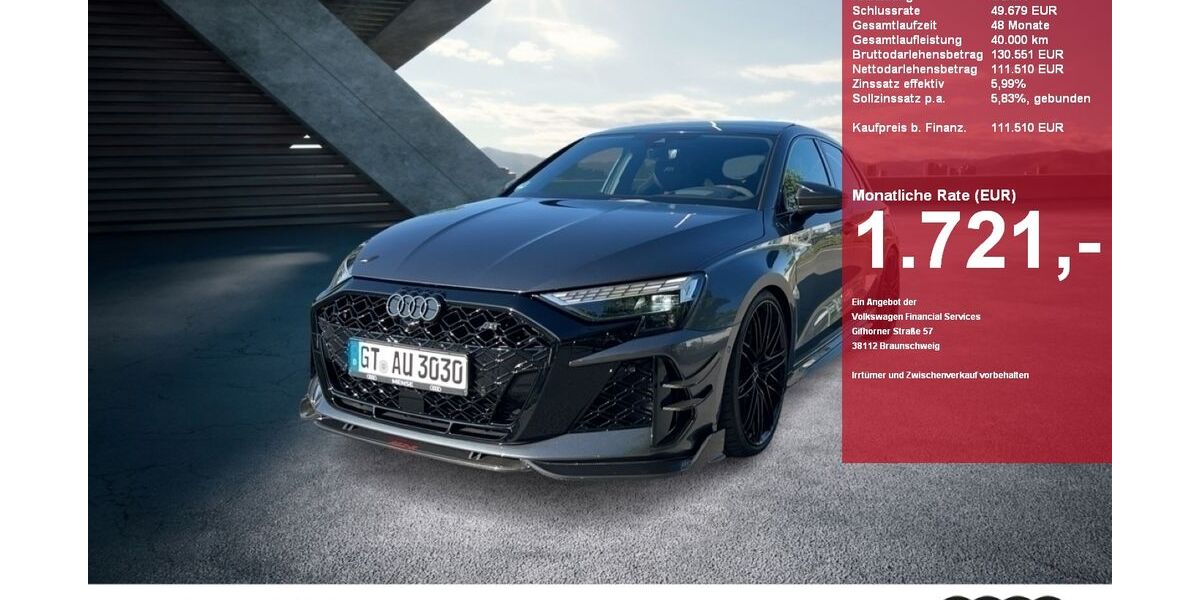 Audi RS3 2.950 km 109.895 &euro; Gütersloh 33330