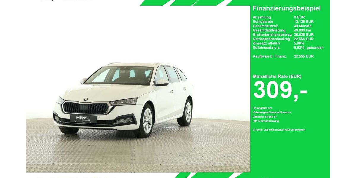 Skoda Octavia 98.391 km 22.555 &euro; Oelde (Stromberg) 59302
