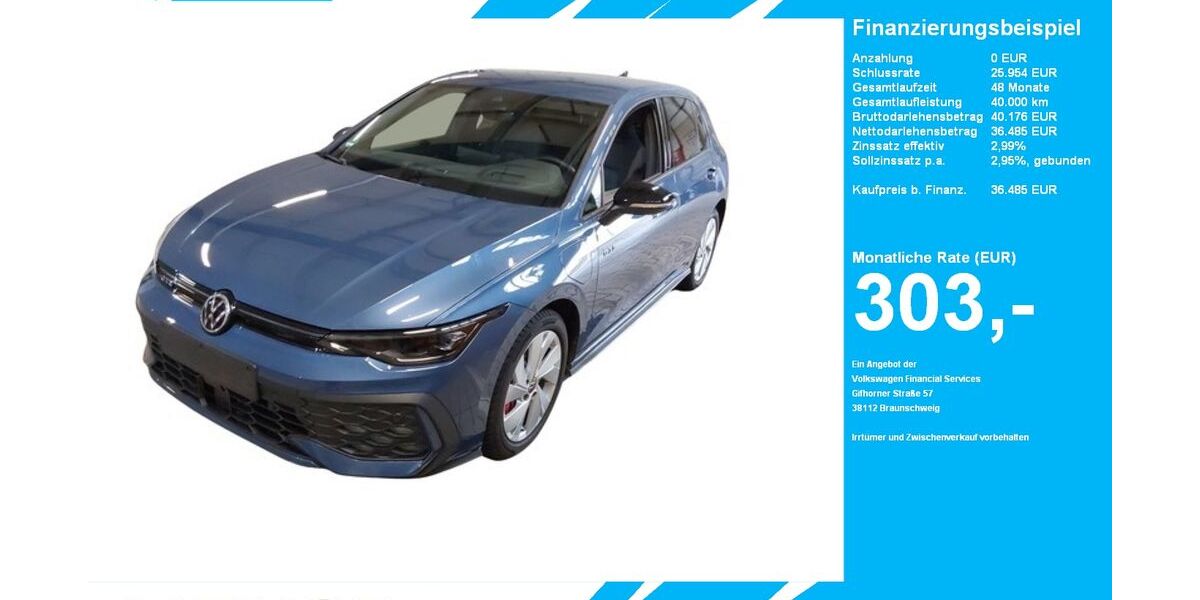 VW Golf 8.586 km 36.485 &euro; Gütersloh 33334