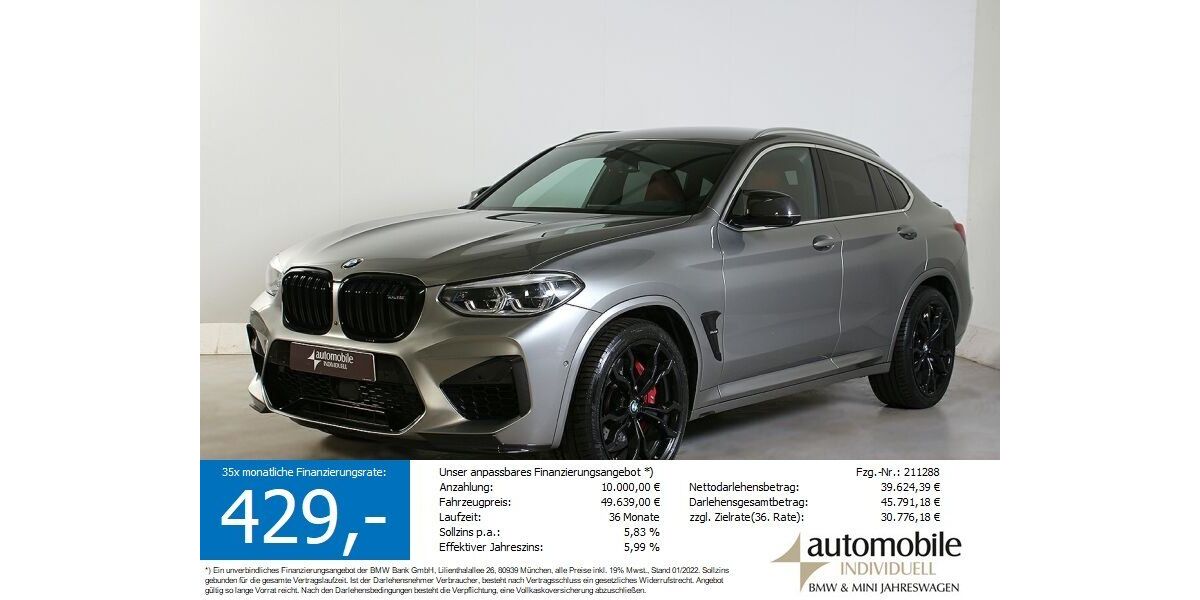 BMW X4 M 94.000 km 48.250 &euro; Paderborn 33100