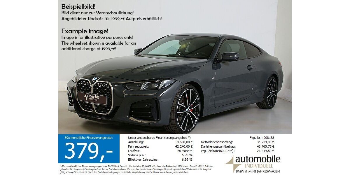 BMW 420 26.000 km 40.540 &euro; Paderborn 33100