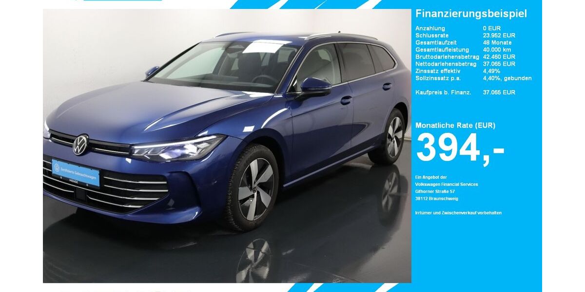 VW Passat Variant 12.580 km 37.065 &euro; Gütersloh 33334