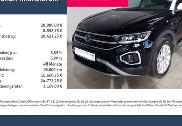 VW T-Roc 18.142 km 27.980 &euro; Rietberg 33397
