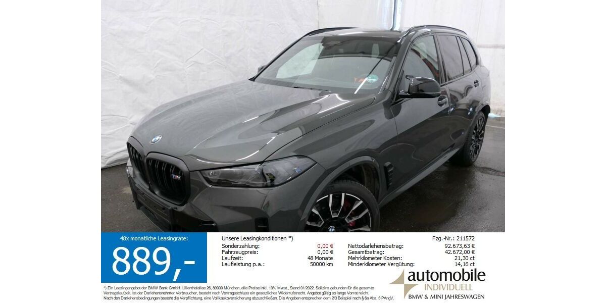 BMW X5 M60 25.100 km 90.439 &euro; Paderborn 33100