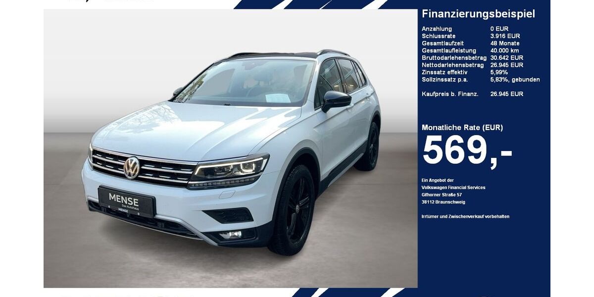 VW Tiguan 120.088 km 26.945 &euro; Gütersloh 33334