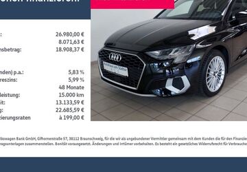 Audi A3 30.500 km 26.980 &euro; Rietberg 33397