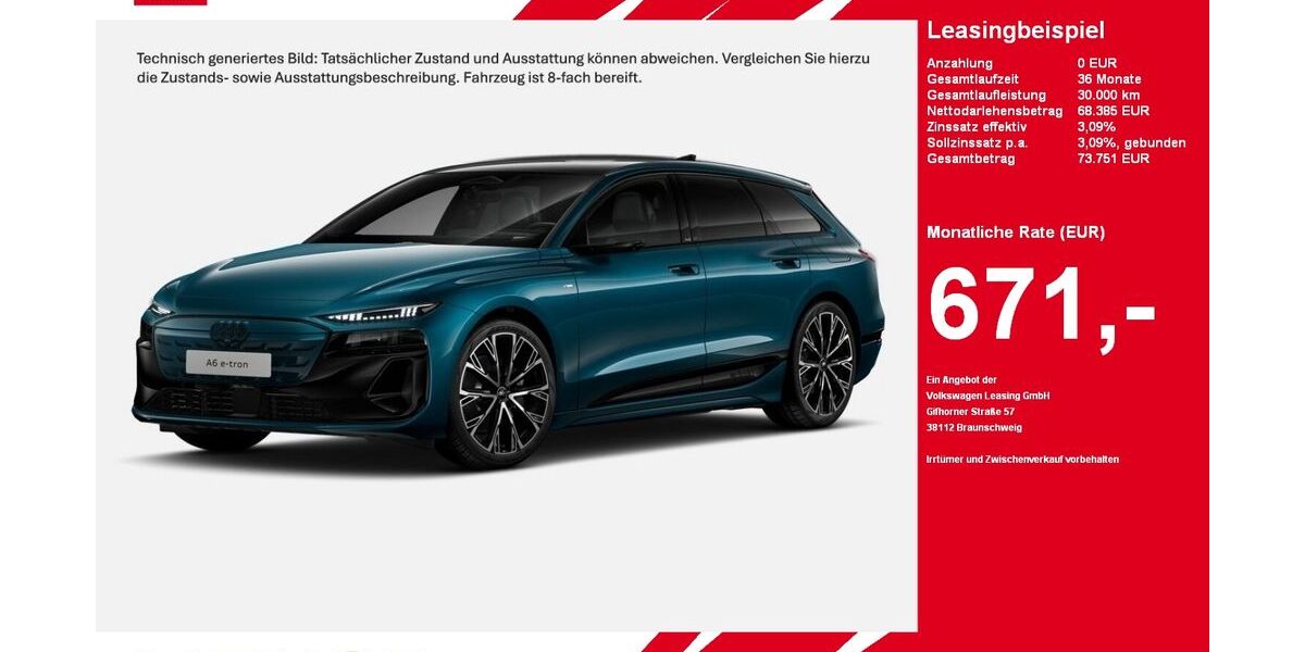 Audi A6 e-tron 15.728 km 68.385 &euro; Gütersloh 33334