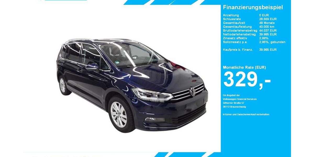 VW Touran 20.666 km 39.985 &euro; Gütersloh 33334