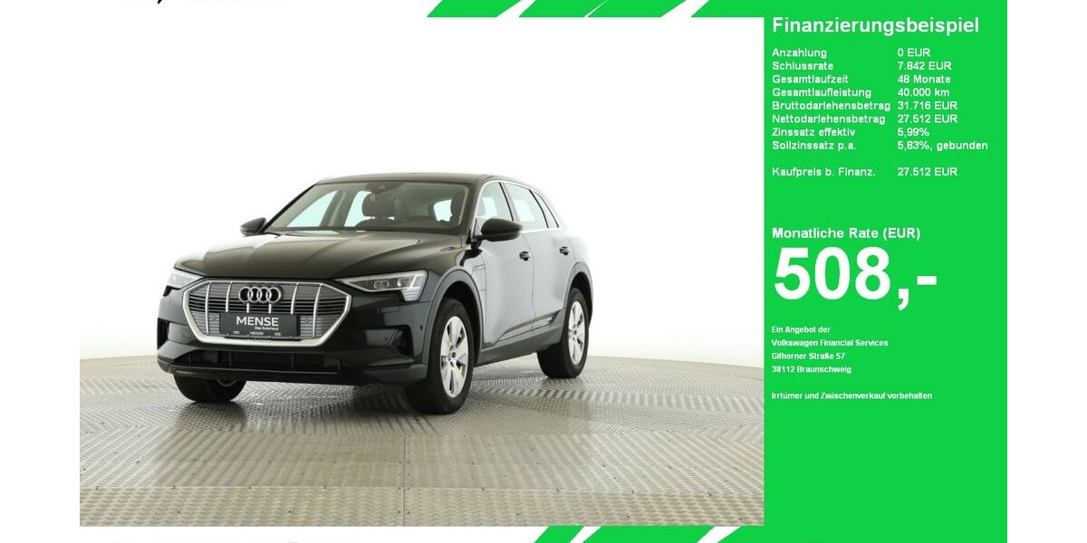 Audi e-tron 44.644 km 27.512 &euro; Oelde (Stromberg) 59302