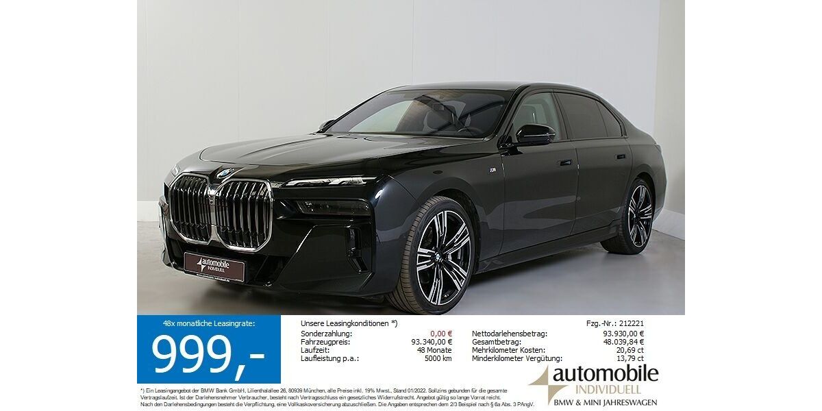 BMW 740 5.900 km 91.440 &euro; Paderborn 33100