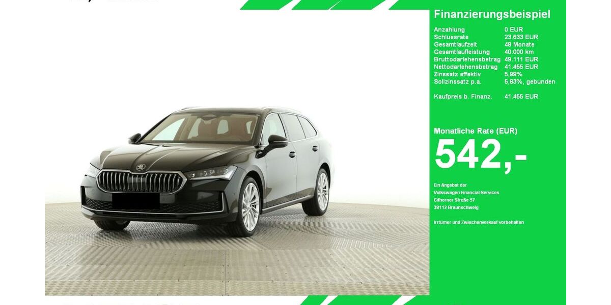 Skoda Superb 15.493 km 41.455 &euro; Oelde (Stromberg) 59302