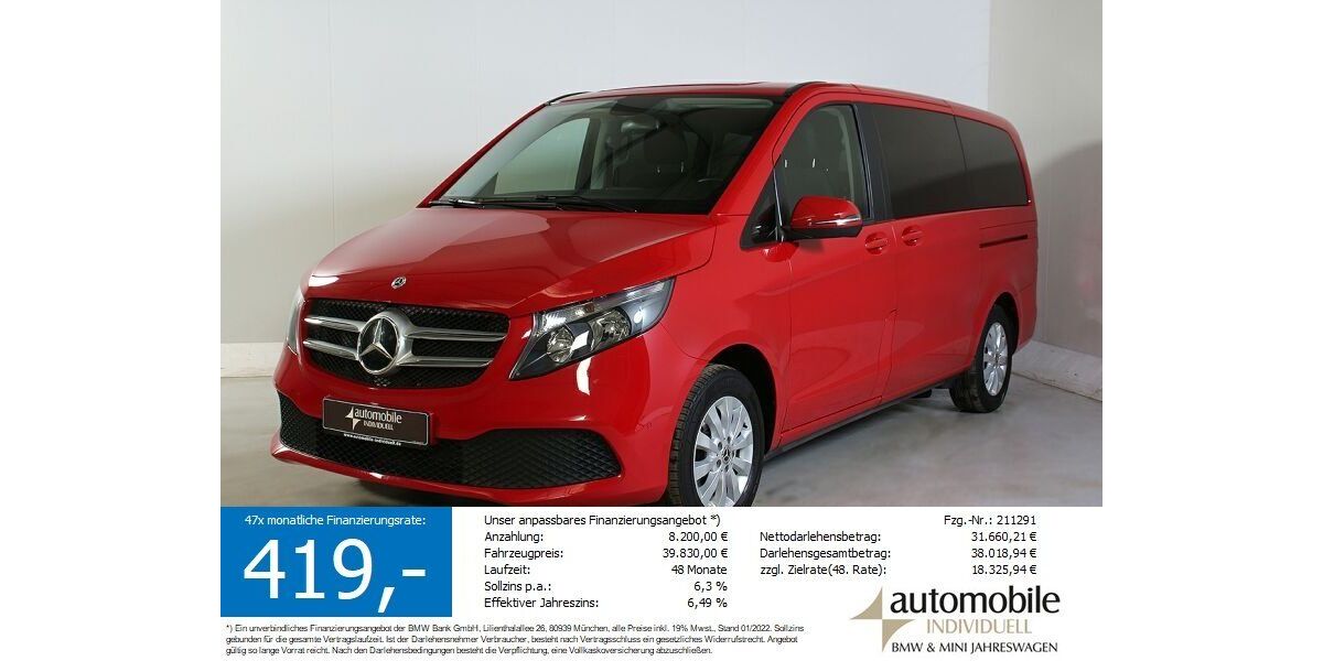 Mercedes-Benz V 220 74.000 km 38.840 &euro; Paderborn 33100