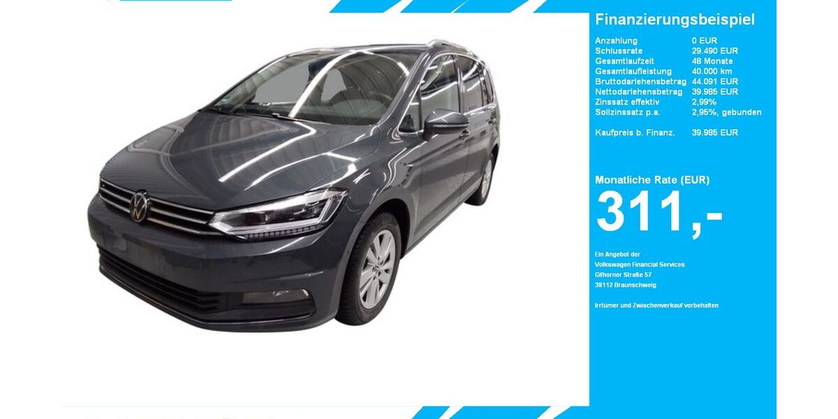VW Touran 6.882 km 39.985 &euro; Gütersloh 33334