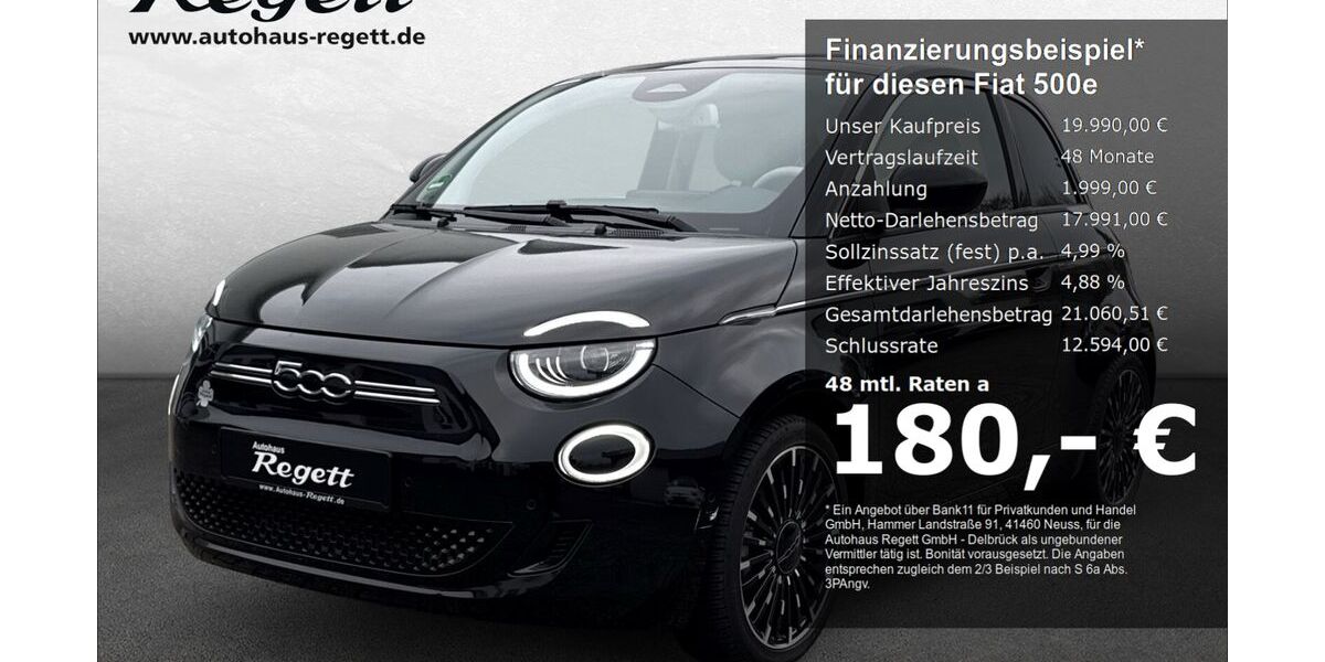 Fiat 500e 43.109 km 19.990 &euro; Delbrück-Westenholz 33129