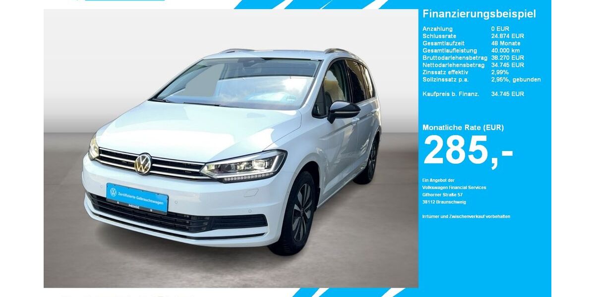 VW Touran 16.630 km 34.745 &euro; Gütersloh 33334