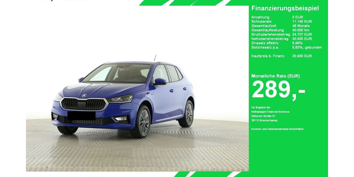 Skoda Fabia 4.500 km 20.930 &euro; Oelde (Stromberg) 59302