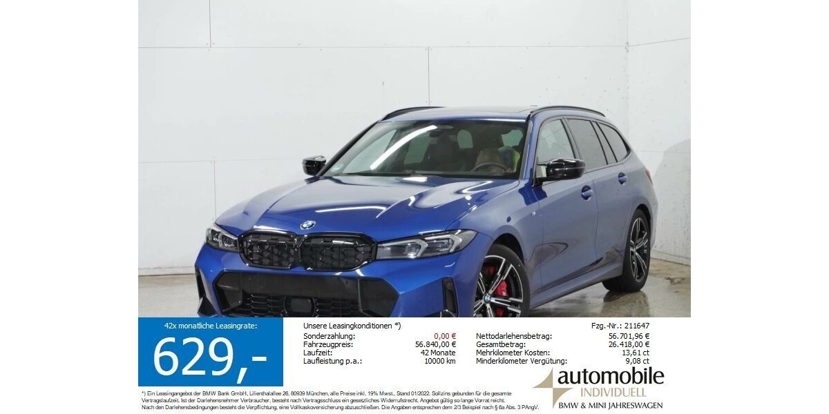 BMW M340d 24.200 km 56.630 &euro; Paderborn 33100