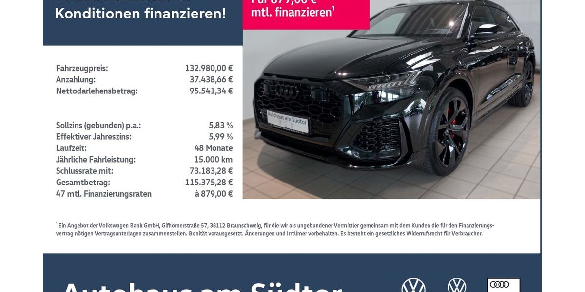 Audi RSQ8 18.900 km 132.980 &euro; Rietberg 33397