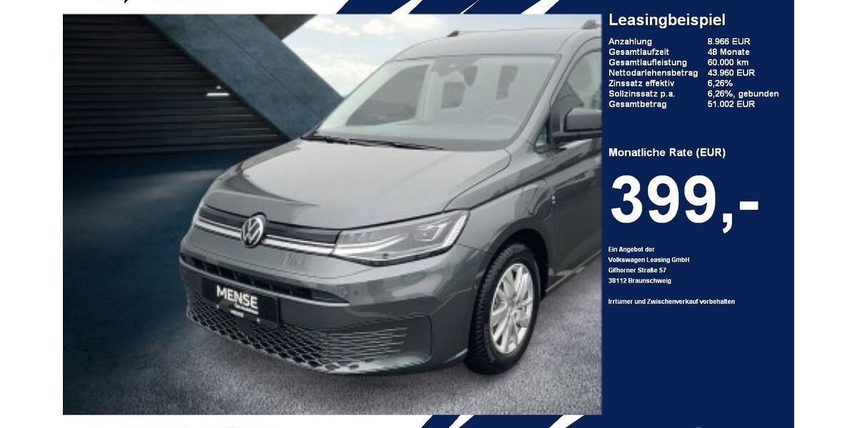 VW Caddy 5.500 km 42.960 &euro; Gütersloh 33334