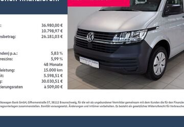 VW T6 Transporter 58.000 km 36.980 &euro; Rietberg 33397