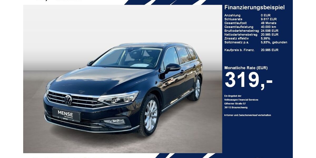 VW Passat Variant 101.680 km 20.985 &euro; Gütersloh 33334