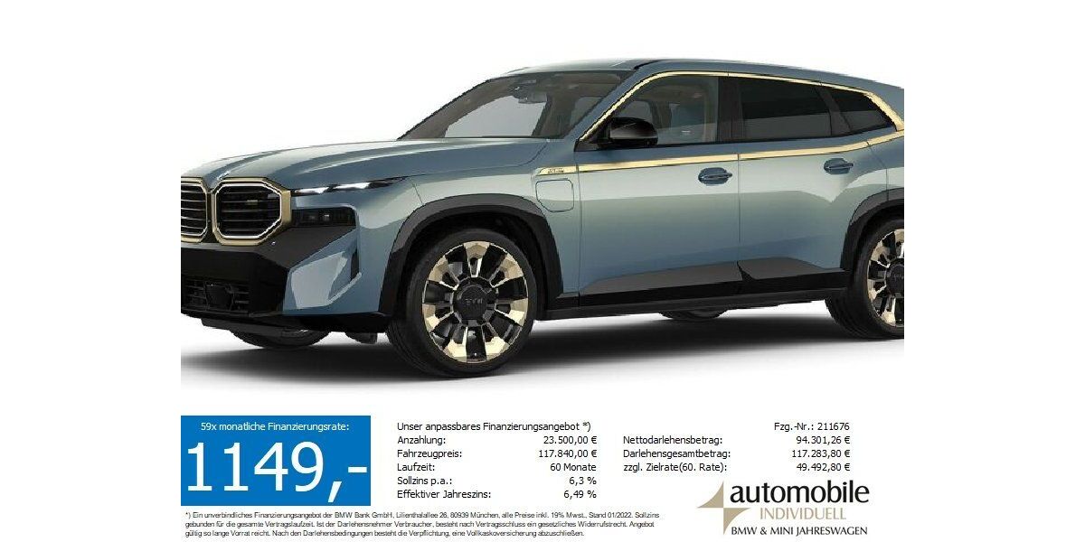 BMW XM 30.000 km 108.950 &euro; Paderborn 33100