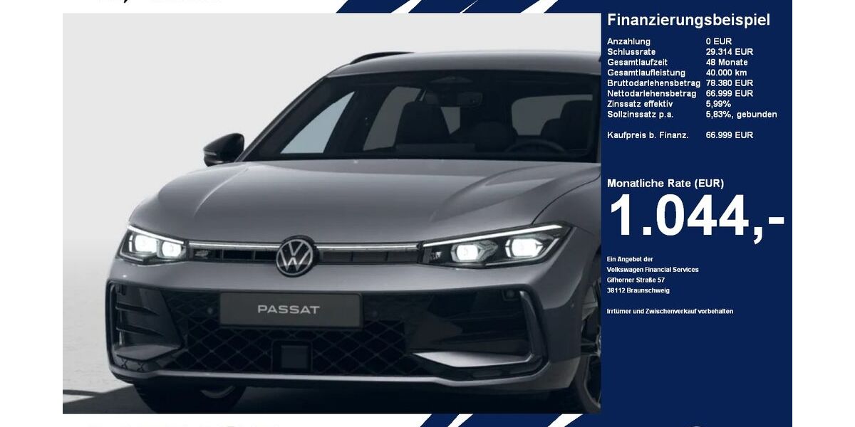 VW Passat 6.000 km 66.999 &euro; Gütersloh 33334