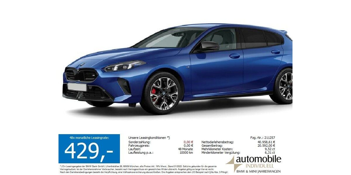 BMW M135 9.600 km 39.930 &euro; Paderborn 33100