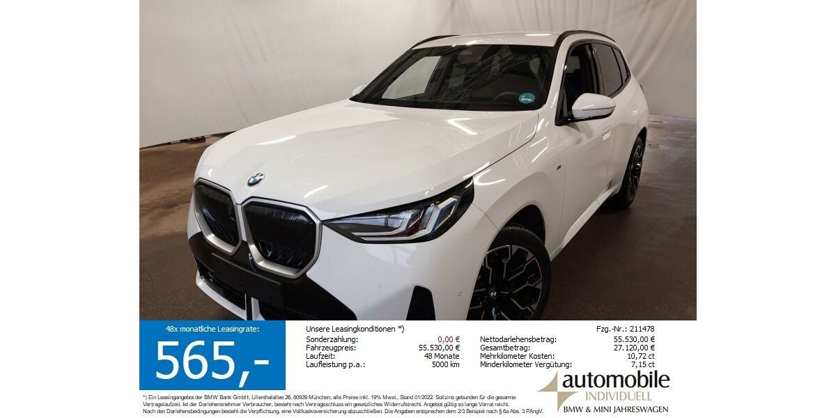 BMW X3 25.600 km 53.650 &euro; Paderborn 33100