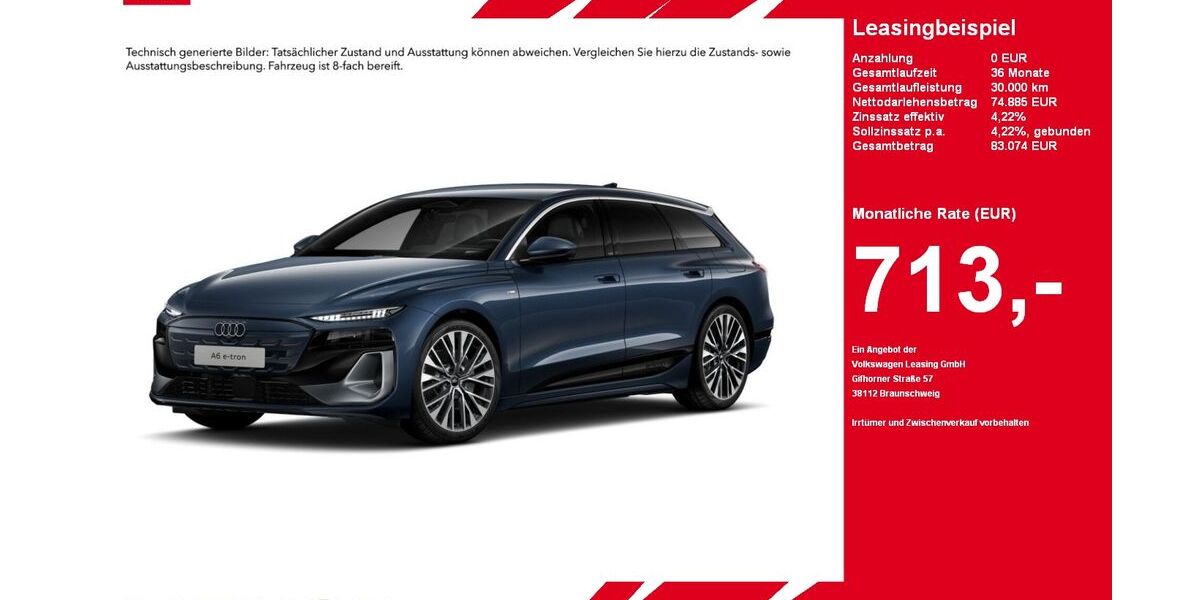 Audi A6 e-tron 9.905 km 74.885 &euro; Gütersloh 33334