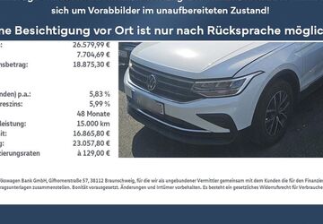 VW Tiguan 59.315 km 26.580 &euro; Rietberg 33397
