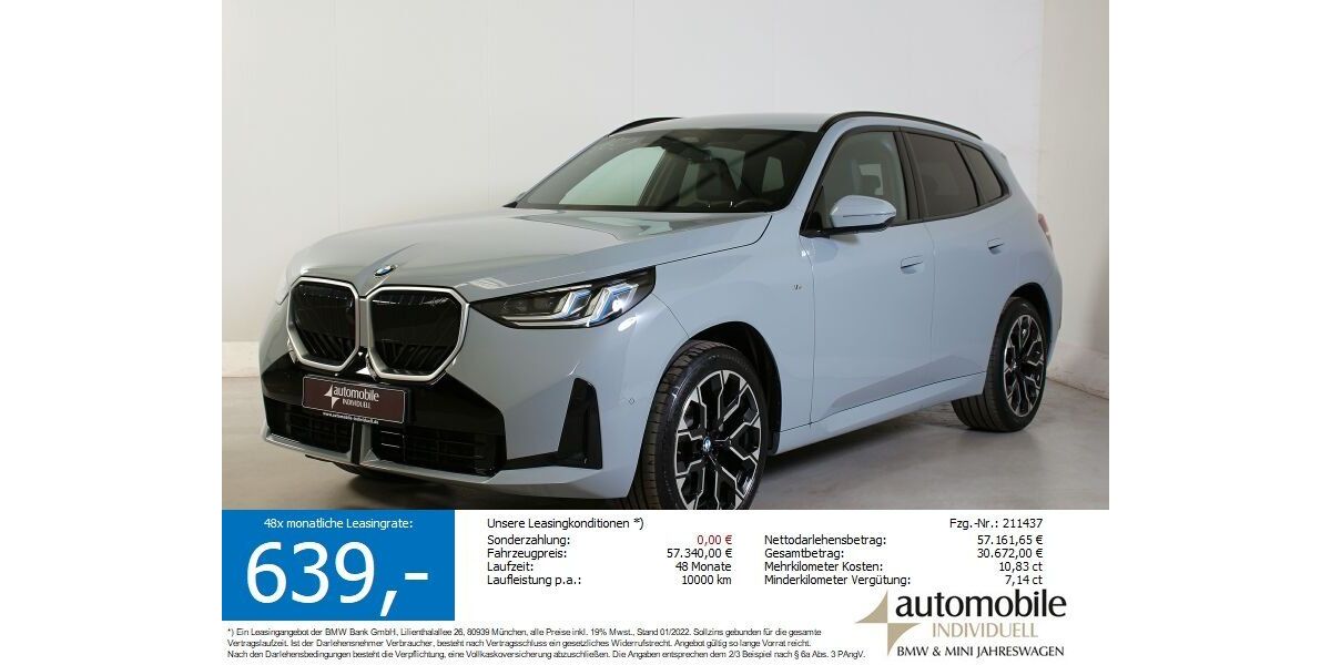 BMW X3 12.200 km 56.640 &euro; Paderborn 33100