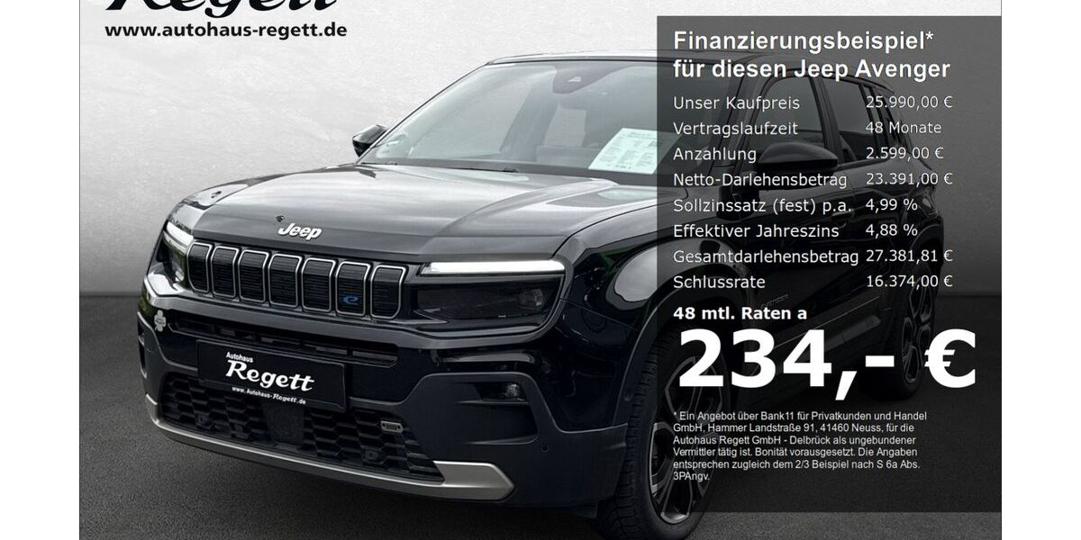 Jeep Avenger 44.014 km 25.990 &euro; Delbrück-Westenholz 33129