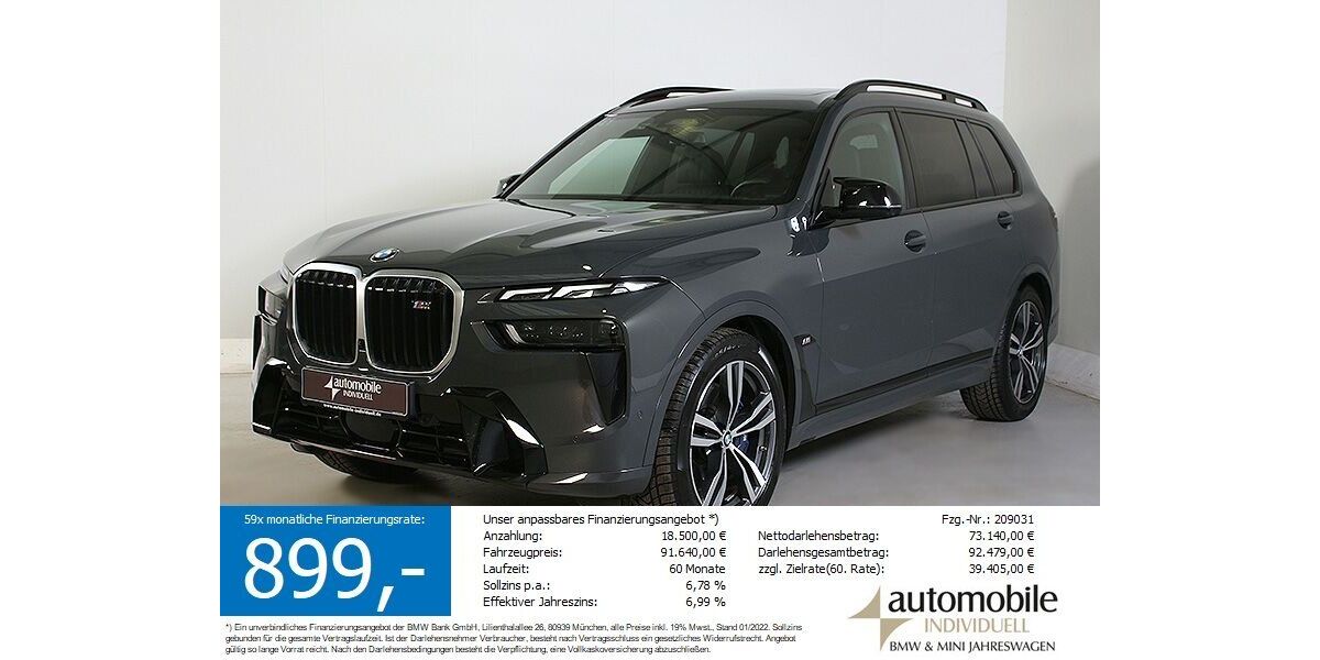 BMW X7 M60 26.300 km 89.940 &euro; Paderborn 33100